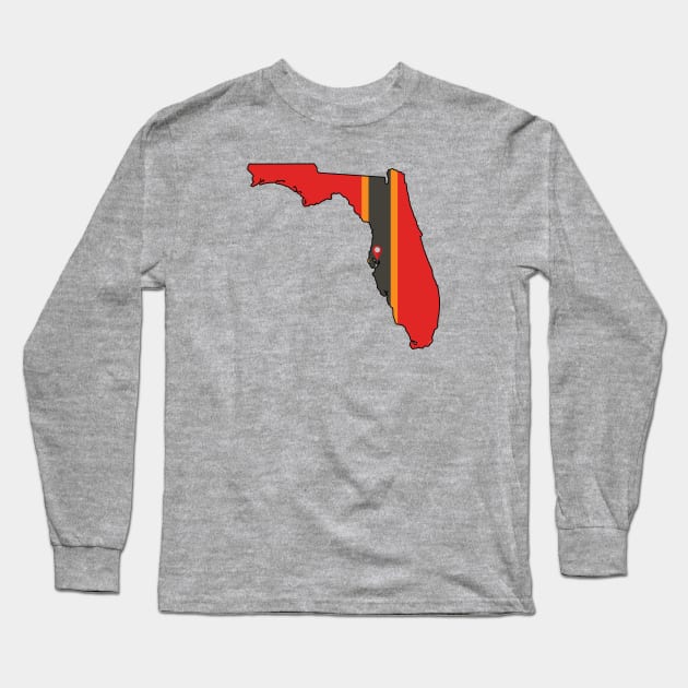 Tampa Bay Football Long Sleeve T-Shirt by doctorheadly